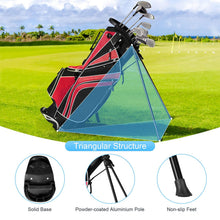 Load image into Gallery viewer, Mayjooy Golf Stand Bag, Portable Carry Golf Bag w/Ergonomic Dual Straps & 6 Way Top Divider, Lightweight Carry Organizer Pocket w/Umbrella Ring, Ideal for Men & Women (Red)