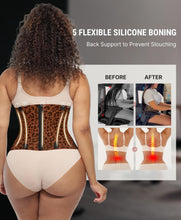 Load image into Gallery viewer, FeelinGirl Workout Waist Cincher Trainer Corset for Women Brown XS