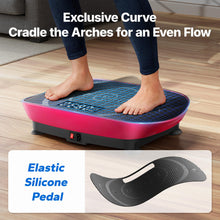 Load image into Gallery viewer, MERACH Vibration Plate Exercise Machine, Curved Vibration Plate for Lymphatic Drainage Weight Loss, Vibrating Plate with Real-Time Calorie Tracking on LED Display, Workout Equipment for Home Women Men
