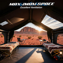 Load image into Gallery viewer, Inflatable Tent with Skylight & Awning,Blow Up Tents for Camping,Hot Tent