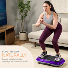 Load image into Gallery viewer, Lifepro Waver Vibration Plate Exercise Machine – High-Intensity Vibration Plate for Lymphatic Drainage – Full-Body Workout Vibrating Platform with Loop Bands – Fitness Equipment for Strength & Toning