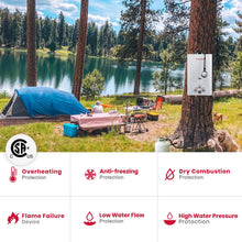 Load image into Gallery viewer, GASLAND Portable Tankless Water Heater with Water Pump | 2.64GPM 10L