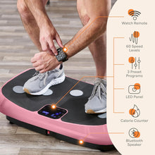 Load image into Gallery viewer, Lifepro Rumblex 4D Curved Vibration Plate Exercise Machine — Triple Motor, 7 Modes & 60 Speeds Vibrating Platform Machine — Full Body Vibration Plate for Lymphatic Drainage & at Home Workout