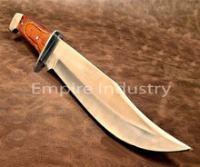 Load image into Gallery viewer, Set Of 2 Handmade Carbon Steel Full Tang Combat Hunting Knife With Leather Sheath - Pakka Wood Grip - Survival Knife- Collectible - Best Gift For Him - Best Gift