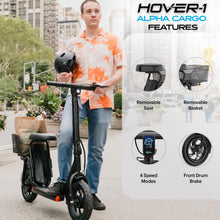 Load image into Gallery viewer, Cargo Foldable Electric Scooter with 300W Brushless Motor, 16 mph Max Speed, 12” Tires, and 15 Mile Range Commuter Scooter