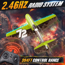 Load image into Gallery viewer, RC Helicopter, Easy Control for Beginners Toys with Colorful LED Navigation Lights(Green)