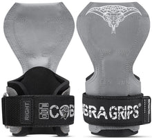 Load image into Gallery viewer, Cobra Grips Weight Lifting Gloves with Adjustable Neoprene Padded Wrist Wraps - (PRO Gray Rubber)