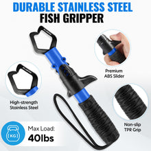 Load image into Gallery viewer, PLUSINNO Long Fishing Net with Plier Lip Gripper Tools, 7.86Ft Fish Net