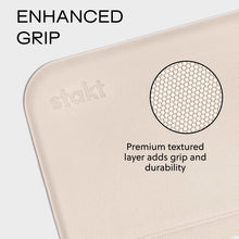 Load image into Gallery viewer, Stakt Foldable Yoga Mat Pro, 2 in 1 with Premium Textured Grip, Non Slip, Folding Exercise and Fitness Mat for Pilates, Strength Training, and High Impact Workouts - Dune