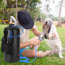 Load image into Gallery viewer, Teamaze Portable Shower,12L/3.2 Gal Solar Camping Shower Bag with Auto Pressure Pump,Portable Outdoor Shower for Camping,Beach,Hiking,RV,Pet Bath