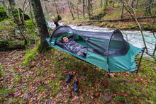 Load image into Gallery viewer, Lawson Hammock Blue Ridge Strap Bundle Tent Hammock Camping, Forest Green Hammock & Strap Set