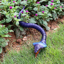 Load image into Gallery viewer, RC Snake Infrared Remote Control Cobra Fake Realistic Naja Animal Crawling Vehicle Scary Trick (Blue)