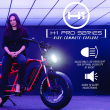 Load image into Gallery viewer, Hover-1 Pro Series Altai R500 Electric Bicycle with 28 mph Max Speed, 500W Motor, Average Range of 60 Miles and 20” Fat Tires