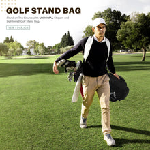 Load image into Gallery viewer, uniHimal Lightweight 7-Way Golf Stand Bag for Men & Women (Black)