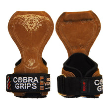 Load image into Gallery viewer, Cobra Grips Weight Lifting Gloves (A PRO Brown Leather)