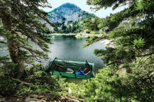 Load image into Gallery viewer, Lawson Hammock Blue Ridge Strap Bundle Tent Hammock Camping, Forest Green Hammock & Strap Set