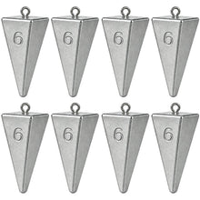 Load image into Gallery viewer, TKHDBF Pyramid Sinkers Fishing Weights, Surf Fishing Sinkers for Saltwater