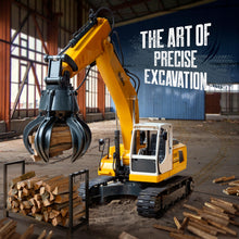 Load image into Gallery viewer, RC Excavator 3 in 1 Construction Toys for Boys, 17 Channel Remote Control Vehicles with Grab Alloy Shovel Drill, Realistic