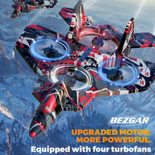 Load image into Gallery viewer, RC Fighter Airplane丨Mini Drone Remote Control Jet Plane Stunt Drone for Adults & Kids Toy with Light, Red