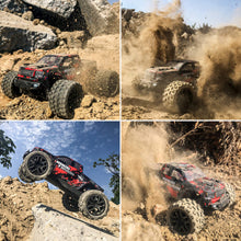 Load image into Gallery viewer, 1:18 Scale All Terrain RC Car 36KM/H High Speed, 4WD Electric Vehicle,2.4 GHz Radio Controller, Included 2 Batteries (Red)