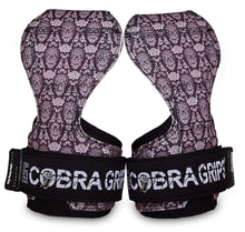 Load image into Gallery viewer, Cobra Grips Weight Lifting Gloves with Adjustable Neoprene Padded Wrist Wraps - (PRO Skull)