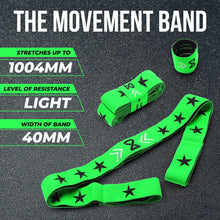 Load image into Gallery viewer, Two8 Bands Multi Loop Resistance Band for Working Out - Green, Movement Band (Light)