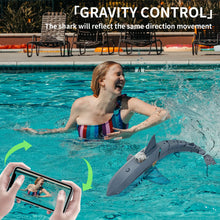 Load image into Gallery viewer, Remote Control Shark with Camera for Kids/Adults, RC Sharks Toys for Swimming Pool, RC Boat with Camera (2 Batteries)