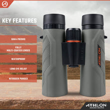 Load image into Gallery viewer, Athlon Optics 8x42 Neos G2 HD Binoculars with Eye Relief for Adults and Kids, High-Powered Binoculars for Hunting, Birdwatching, and More