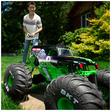 Load image into Gallery viewer, Monster Jam, Official Mega Grave Digger All-Terrain Remote Control Monster Truck with Lights, 1:6 Scale, Kids Toys