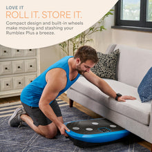Load image into Gallery viewer, LifePro Rumblex Plus 4D Vibration Plate Exercise Machine - Triple Motor Oscillation, Linear, Pulsation + 3D/4D Motion Vibration Platform/Whole Body Vibration Machine for Weight Loss & Shaping. (Blue)