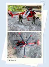 Load image into Gallery viewer, Remote Control Helicopter Aircraft Add Optical Flow Positioning 1/28 Scale RC Heli Maintain Altitude Hover RTF US Rescue Helicopter RTF 2Batteries