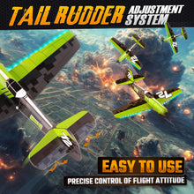 Load image into Gallery viewer, RC Helicopter, Easy Control for Beginners Toys with Colorful LED Navigation Lights(Green)