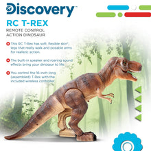 Load image into Gallery viewer, Remote Control RC T Rex Dinosaur Electronic Toy Action Figure Moving & Walking Robot w/Roaring Sounds & Chomping Mouth