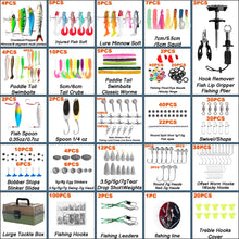 Load image into Gallery viewer, 3-Layers Fishing Tackle Kit With Tackle Included, 475 Pcs