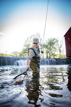 Load image into Gallery viewer, Frabill Floating Trout Net, 13" x 18", Black Finish, Fish Landing Net, Tangle-Free Micromesh Netting is Gentle on Fish, Comfortable Handle with Built-in Lanyard and Carabiner
