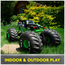 Load image into Gallery viewer, Monster Jam, Official Mega Grave Digger All-Terrain Remote Control Monster Truck with Lights, 1:6 Scale, Kids Toys