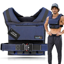 Load image into Gallery viewer, Gymnastics Power Weighted Vest Adjustable for Men and Women – Workout Weight Training Vest for Fitness, Running, Strength, Exercise & Cross Training