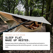 Load image into Gallery viewer, Haven Safari Lay-Flat Hammock Tent (Southwest) – Heavy-Duty Canvas Hammock Tent with Insulated Pad – Ultimate Camping Hammock for Comfort (Incl. Rainfly & Bug Net)