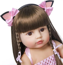 Load image into Gallery viewer, Reborn Baby Doll Silicone Body Original Girl (Cat 45cm)