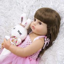 Load image into Gallery viewer, Reborn Baby Doll Silicone Body Original Girl (Cat 45cm)
