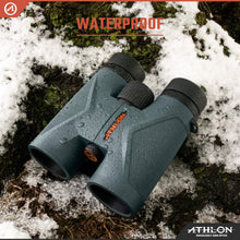 Load image into Gallery viewer, Athlon Optics 8x42 Midas UHD Gray Binoculars with ED Glass for Adults and Kids, High-Powered Binoculars for Hunting, Birdwatching, and More