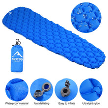 Load image into Gallery viewer, Widesea Camping Inflatable Mattress In Tent Folding Camp Bed Sleeping Pad Picnic Blanket Travel Air Mat Camping Equipment
