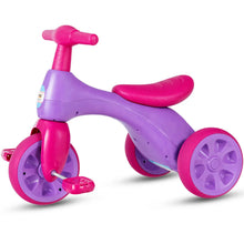 Load image into Gallery viewer, 2 in 1 Kids Tricycle Balance Training Bike Ride on Toy Bike3 Wheels Pink