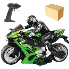 Load image into Gallery viewer, 1:10 Scale Simulation Remote Control Motorcycle Shock Absorb Tires Anti-Collision 60Mins Flight Time 80M Control Distance RC Toy