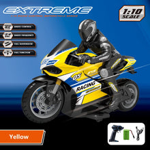 Load image into Gallery viewer, 1:10 Stunts Off-road Climbing Drift Flick RC Motorcycle