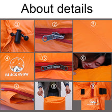Load image into Gallery viewer, Very Warm White Goose Down Filled Adult Mummy Style Sleeping Bag Fit for Winter Thermal 4 Kinds of Thickness Travel Camping