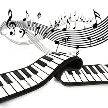 Load image into Gallery viewer, Electronic Organ Keyboard Enlightenment Piano For 61-Key Electronic Organ Hand Roll Piano with Loudspeaker for Children Adult