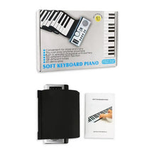 Load image into Gallery viewer, Electronic Organ Keyboard Enlightenment Piano For 61-Key Electronic Organ Hand Roll Piano with Loudspeaker for Children Adult