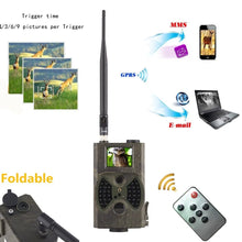 Load image into Gallery viewer, 16MP Night Vision Hunting Trail Camera 2G MMS SMS SMTP HC300M Celluar Waterproof Wildcamera Wireless Photo Trap Surveillance