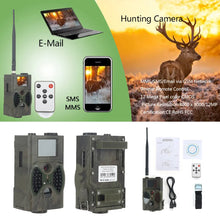 Load image into Gallery viewer, 16MP Night Vision Hunting Trail Camera 2G MMS SMS SMTP HC300M Celluar Waterproof Wildcamera Wireless Photo Trap Surveillance